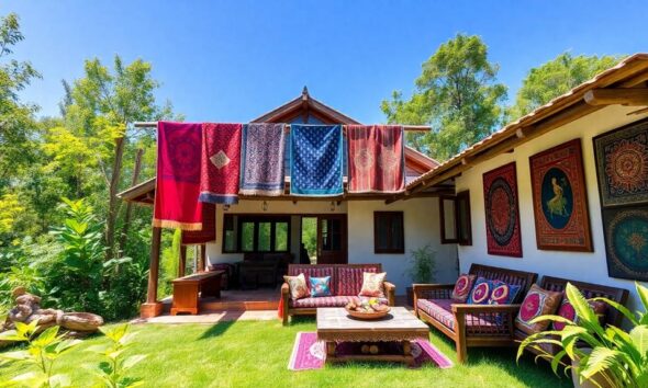 batik symbolism in farmhouse