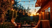 cozy patio outdoor lighting