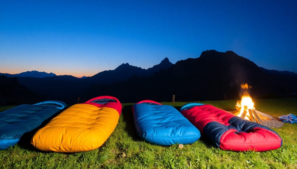 cozy sleeping bags selection