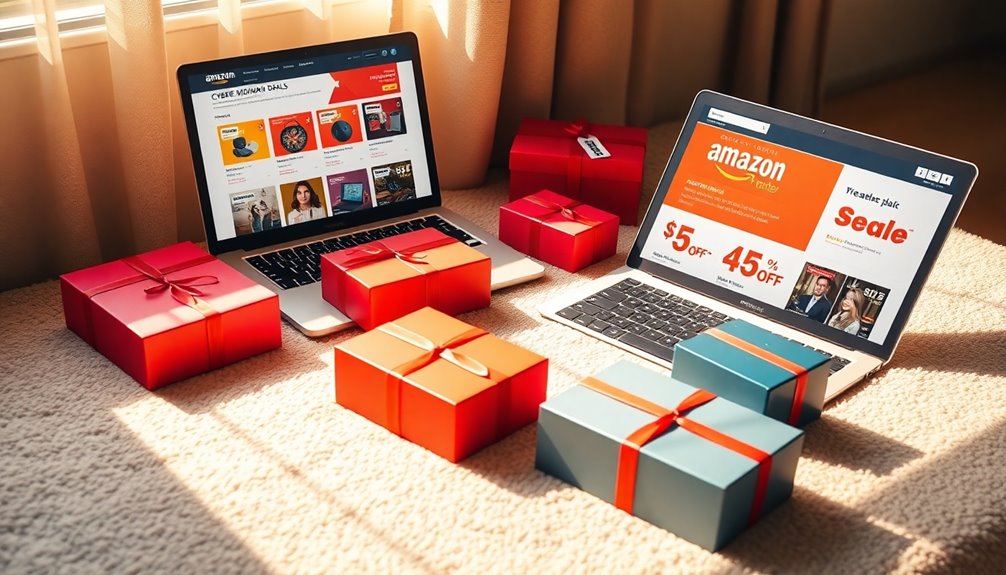 selecting amazon cyber monday deals