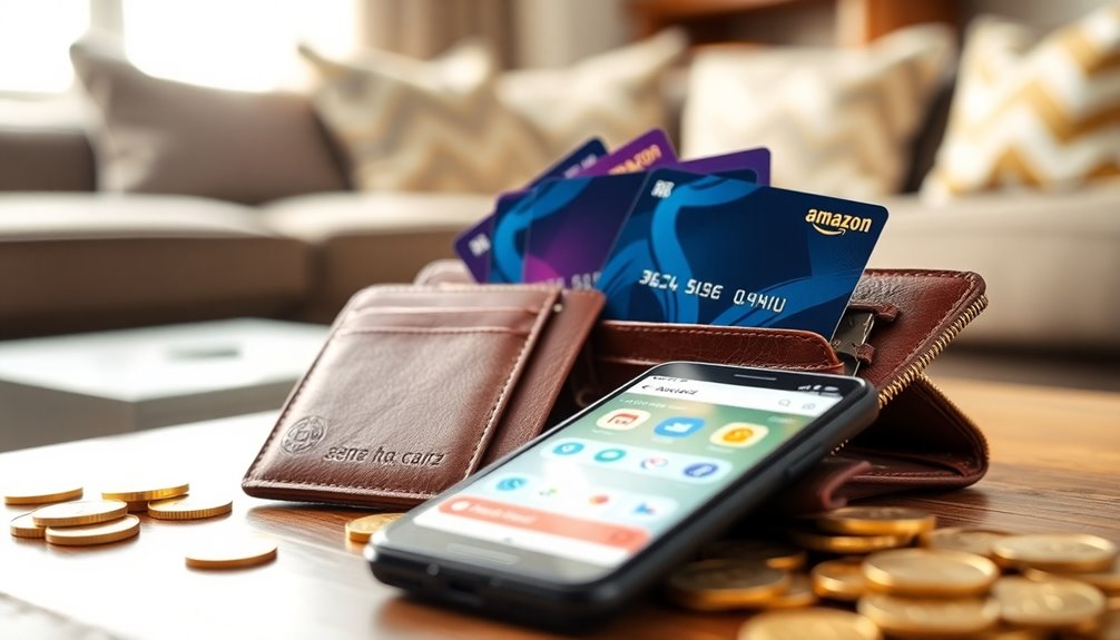 selecting an amazon credit card