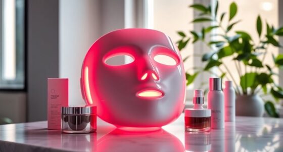 top red led masks