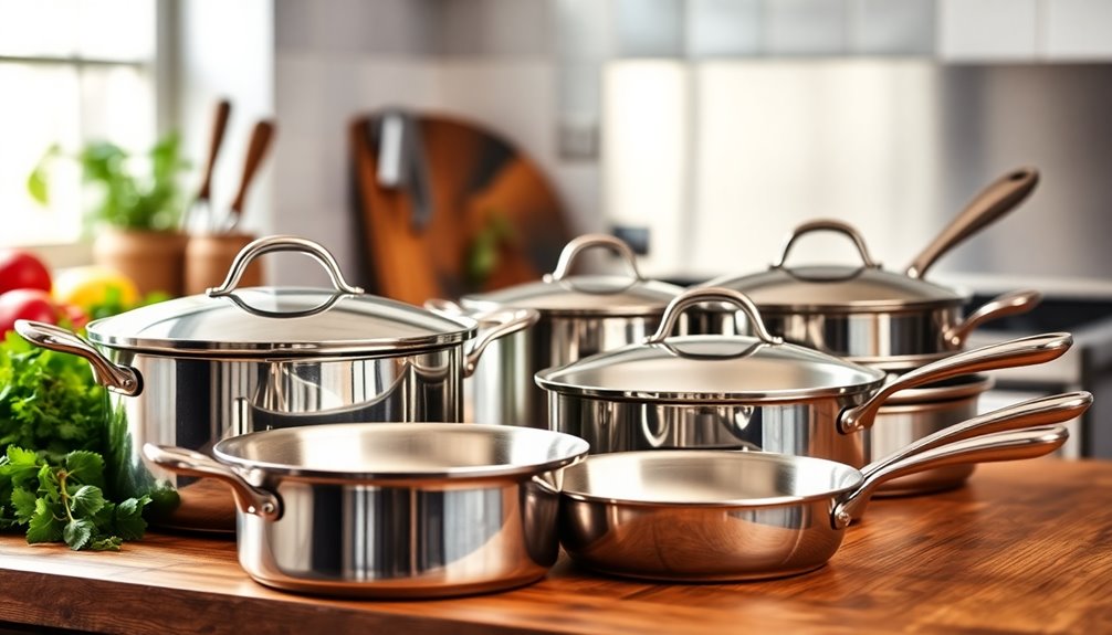 top stainless steel cookware