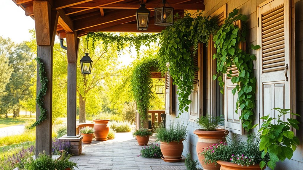 add greenery for cozy ambiance