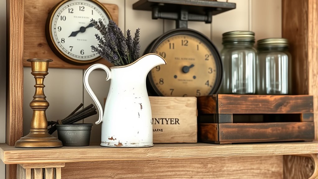 arrange vintage decor harmoniously