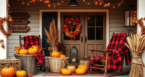 autumn rustic home accents