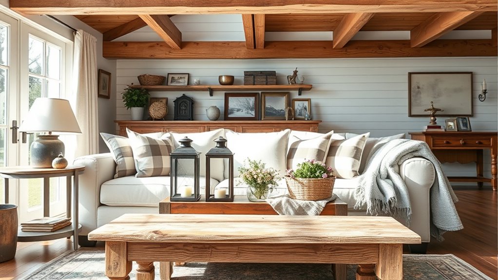 balancing rustic and modern