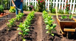 begin planting and caring