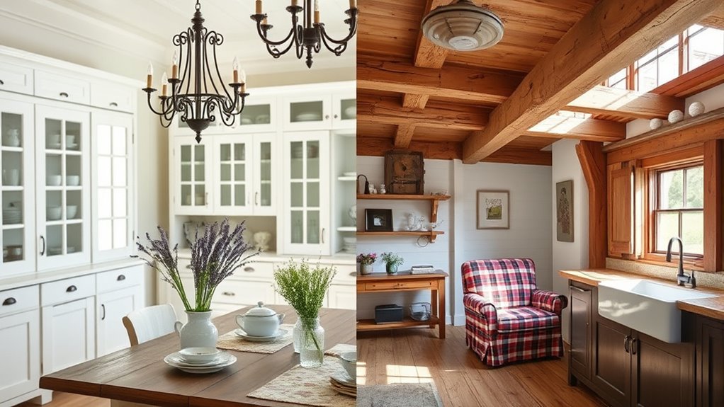 blend rustic elegant charm