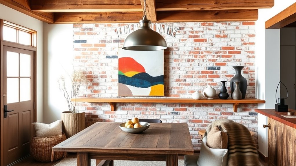 blending modern rustic elements
