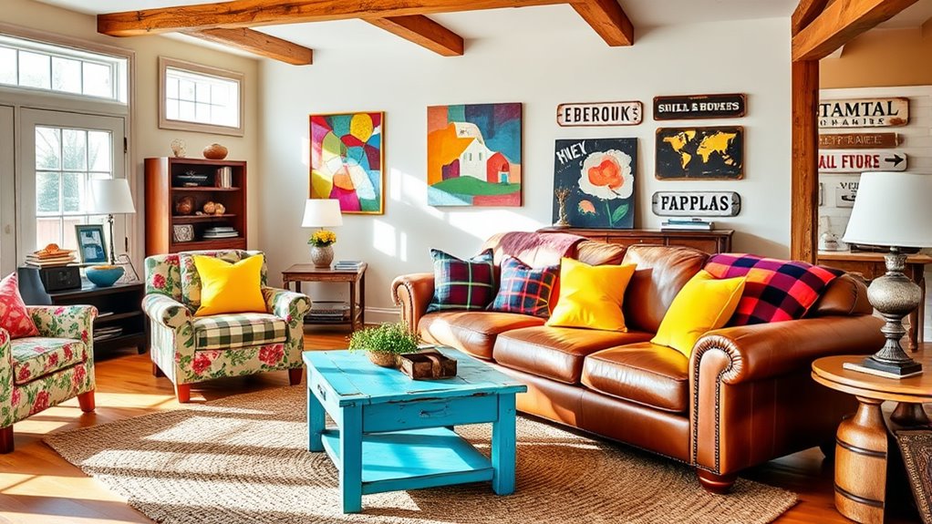 bold colors and patterns