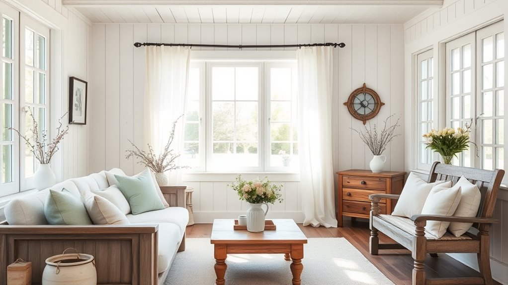bright airy calming palette