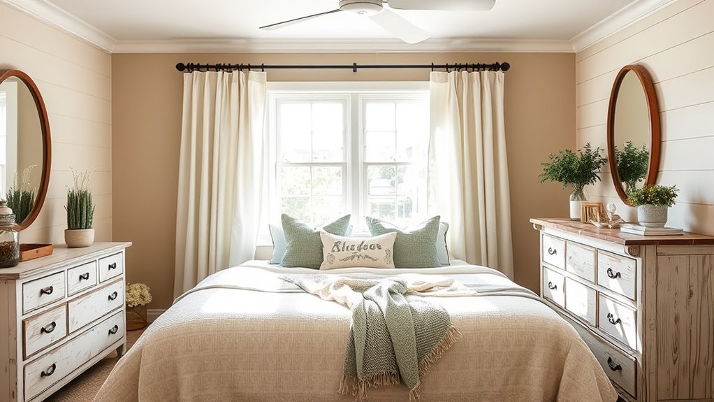 calming farmhouse color choices