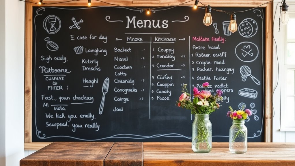 chalkboard surface diy tips