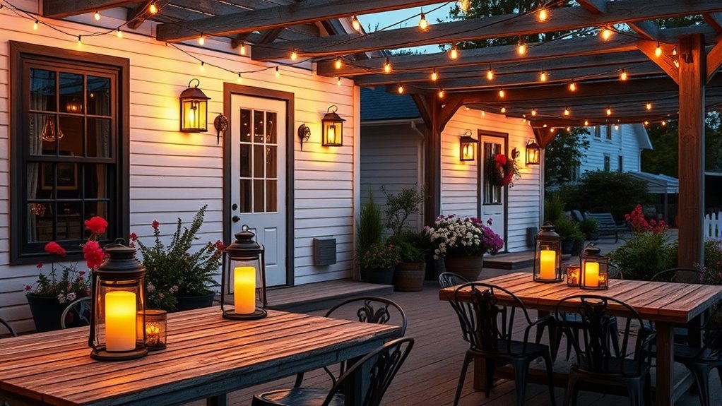 cozy outdoor lighting ideas