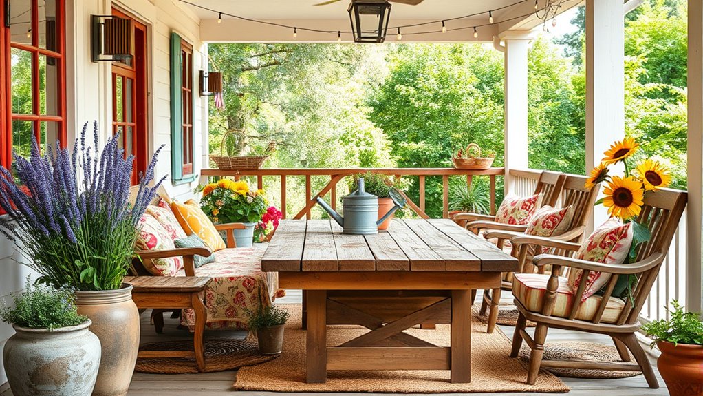 cozy rustic outdoor retreat