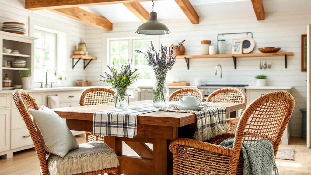 cozy textiles create inviting warmth