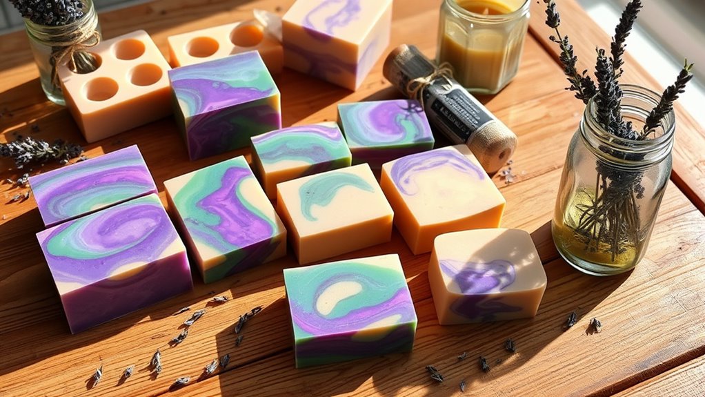 crafting natural soap at home