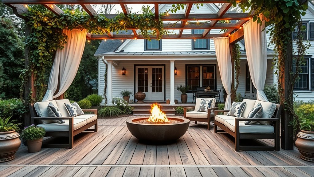 create inviting outdoor retreats