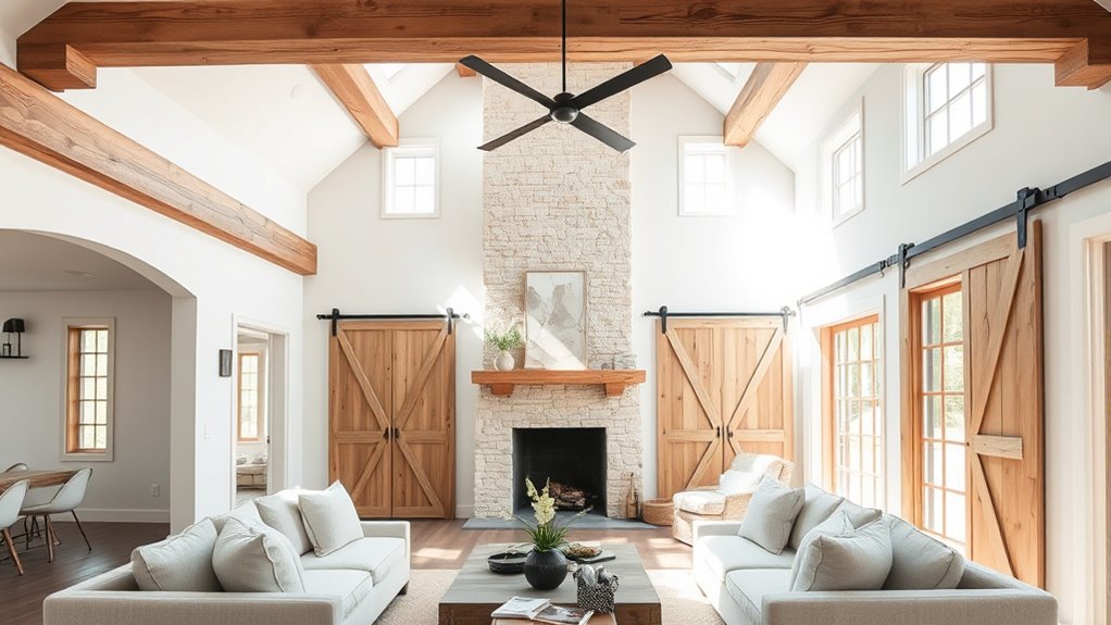 earth tones with rustic textures
