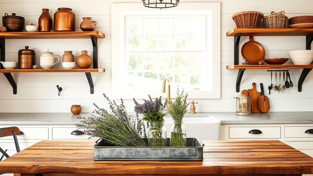 farmhouse charm with signage