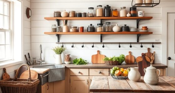 farmhouse kitchen organization tips