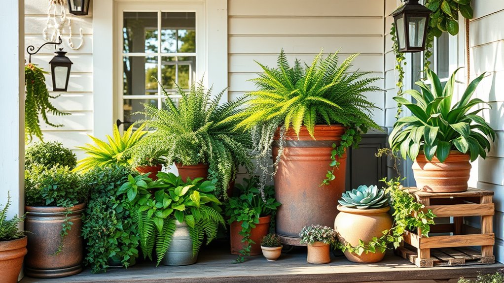 farmhouse plant container options