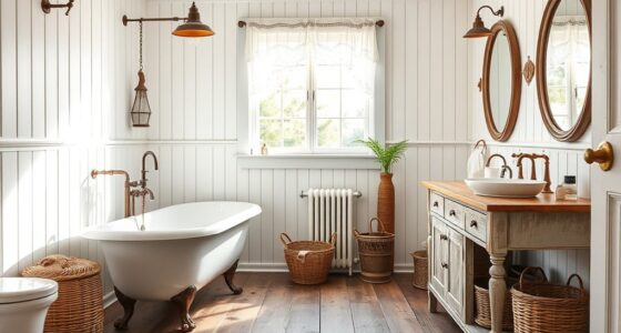 farmhouse style bathroom makeover