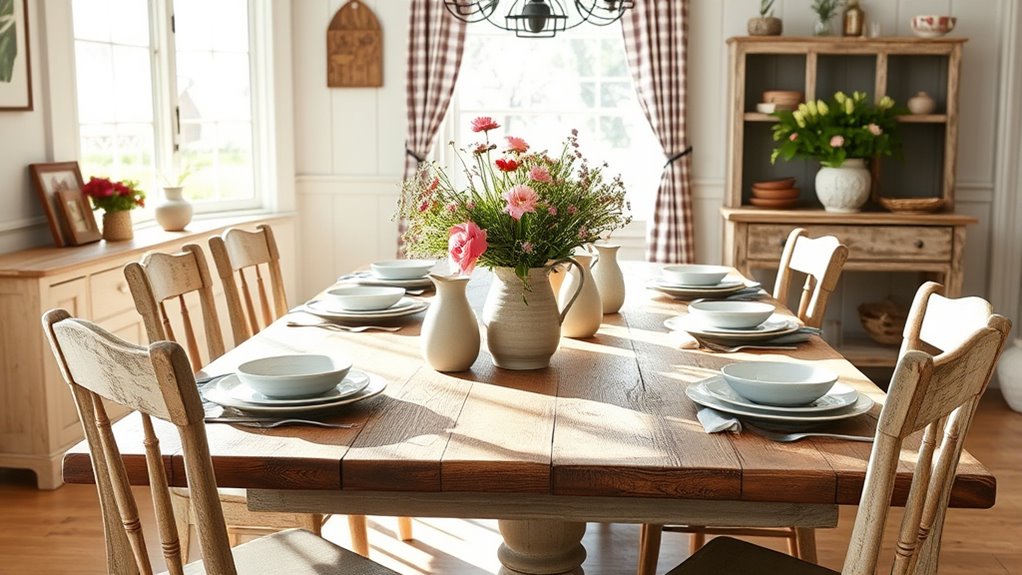 farmhouse table decorating tips