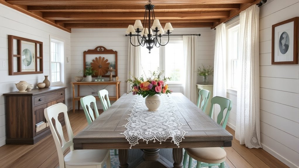 farmhouse table seating options