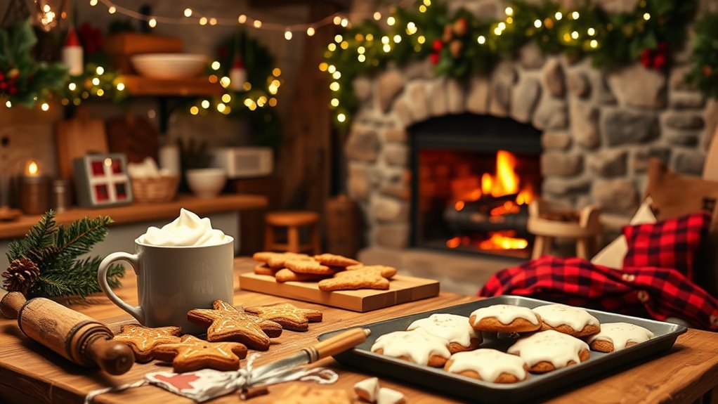festive farm kitchen baking