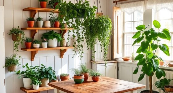 greenery enhances farmhouse style