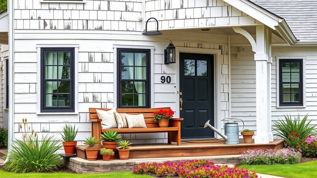 incorporate modern farmhouse accents