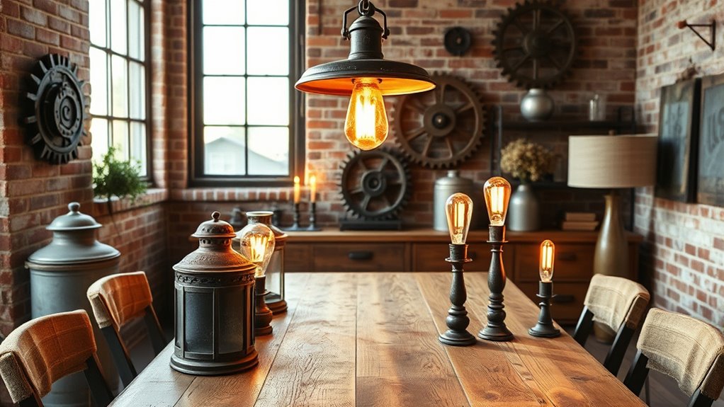industrial farmhouse decor accessories
