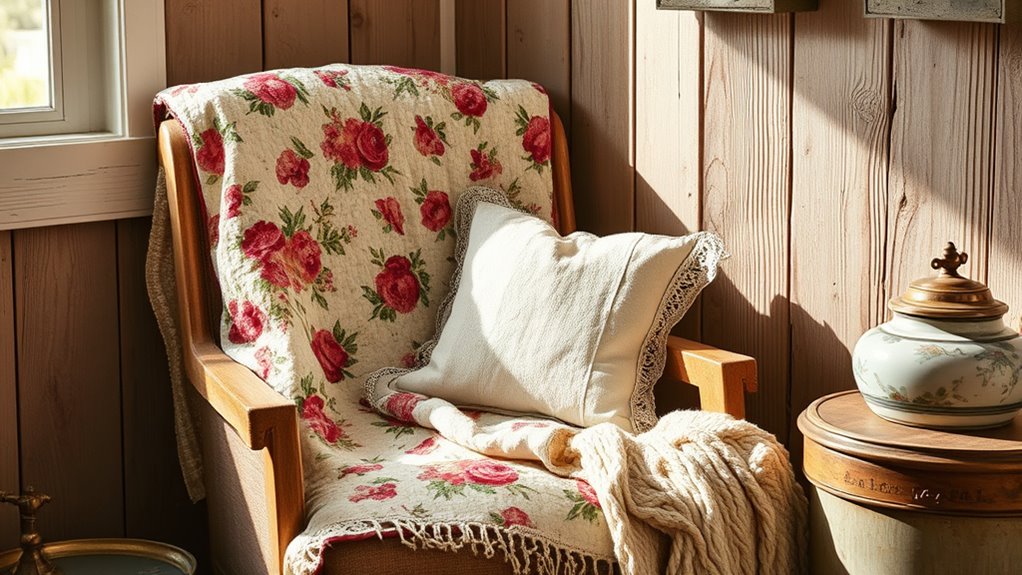 layer textiles for cozy charm