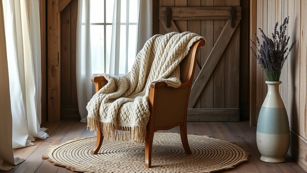 layered cozy textile textures