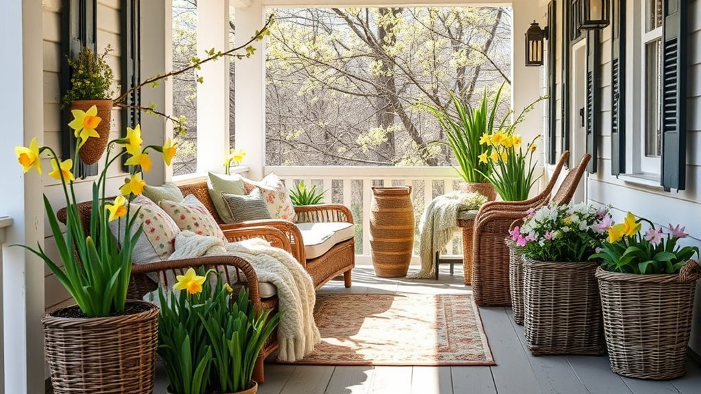 layered textures create cozy retreats