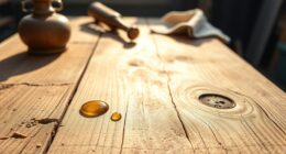 maintain farmhouse wood furniture