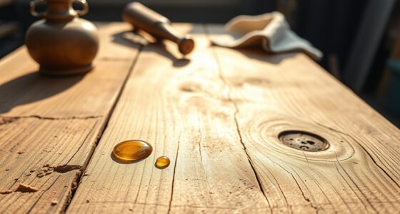 maintain farmhouse wood furniture