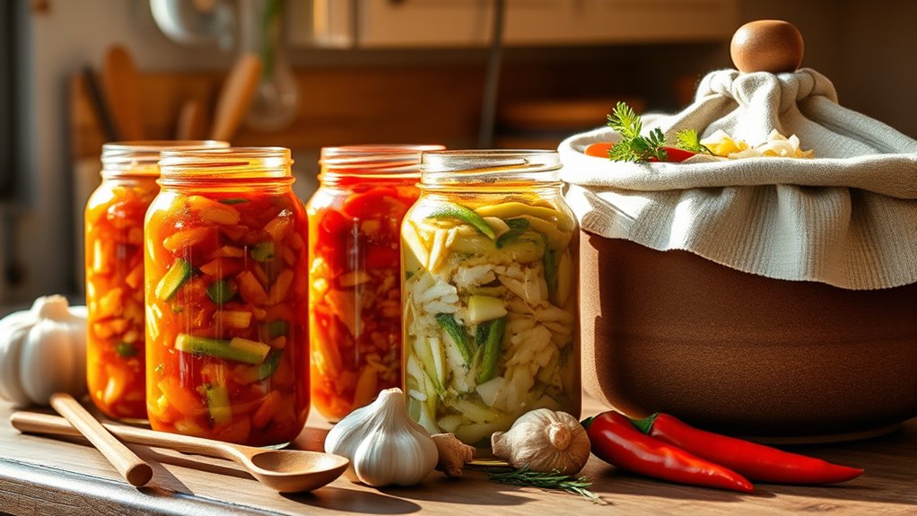 making homemade fermented foods