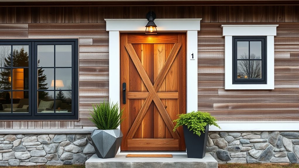 mixing rustic modern design