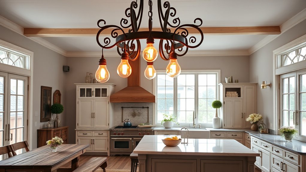 modern sleek lighting accents