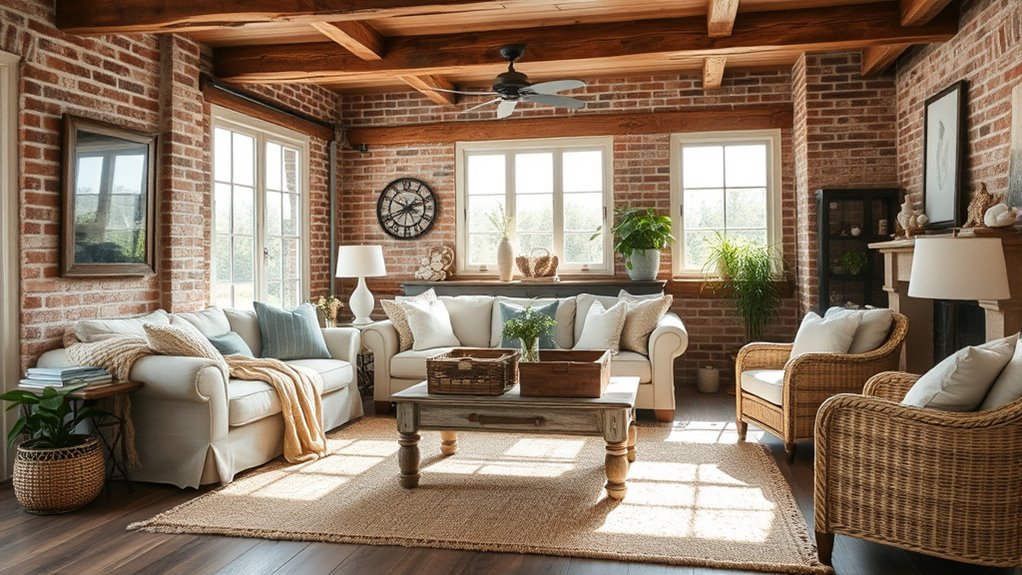 natural rustic cozy textures