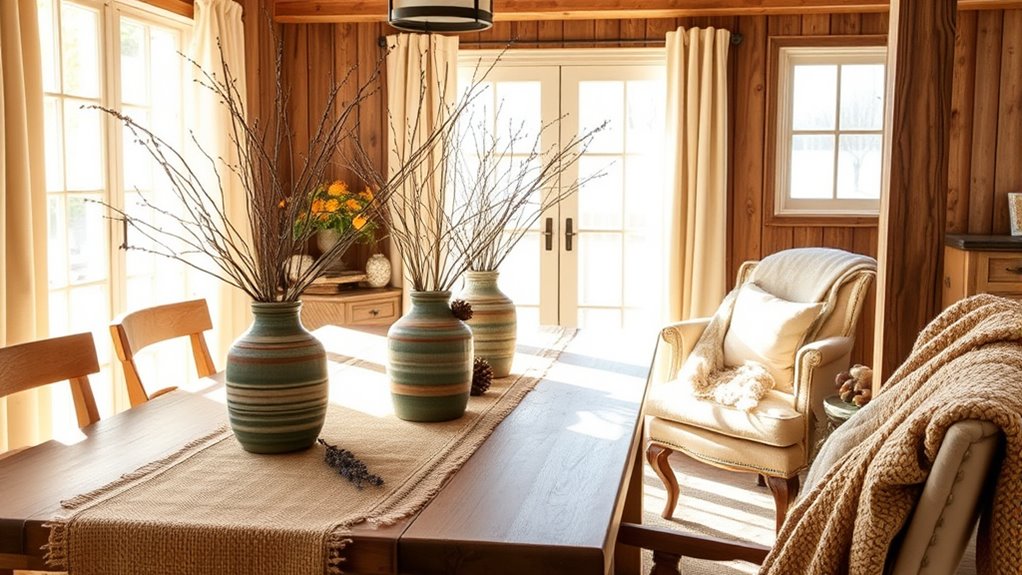 natural rustic textured decor