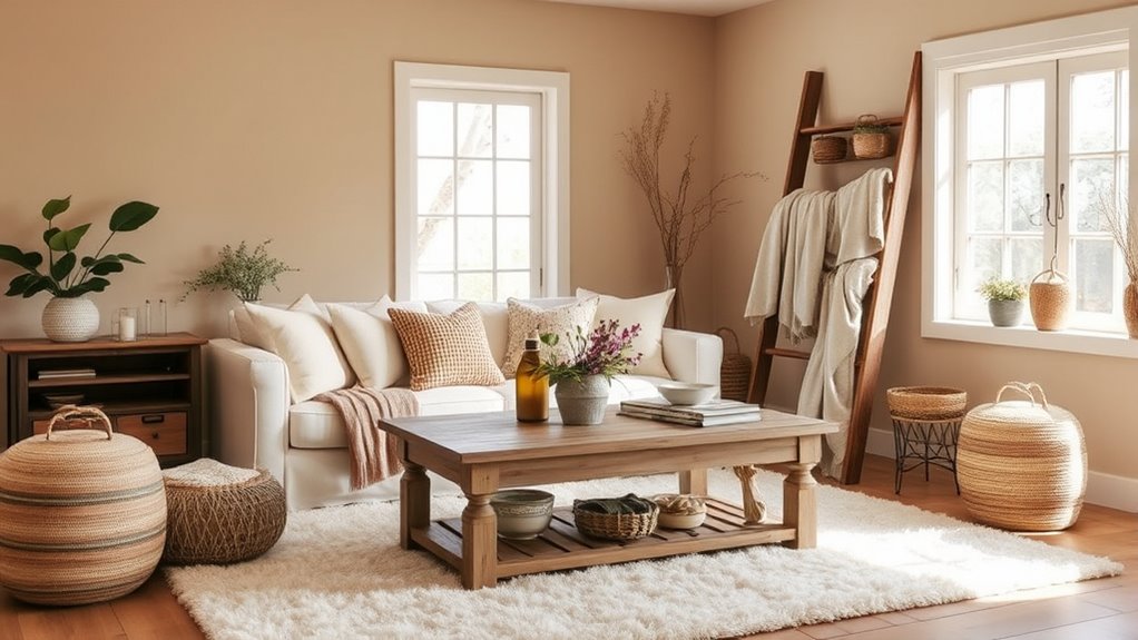 neutral earthy calming palette