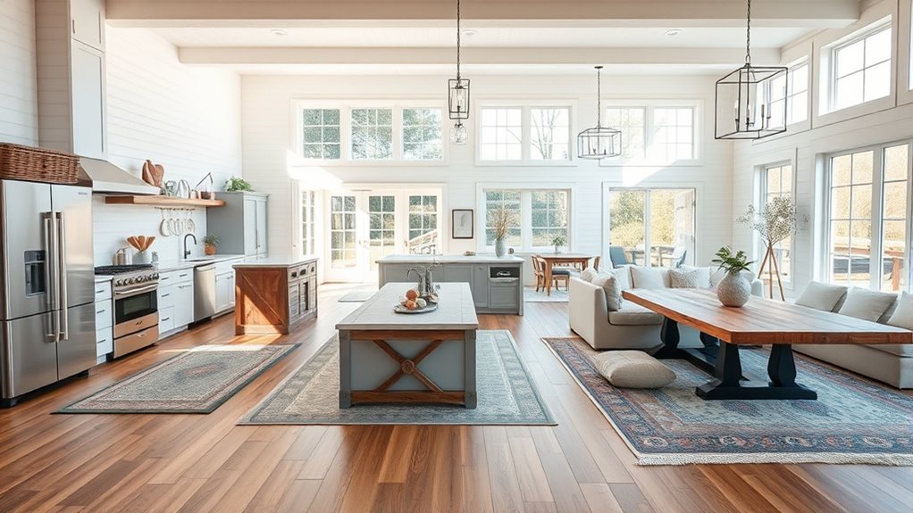 open organized spacious layout