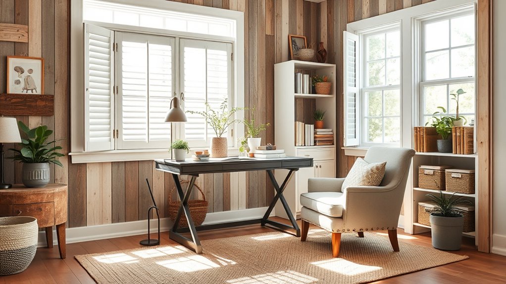 practical farmhouse workspace design