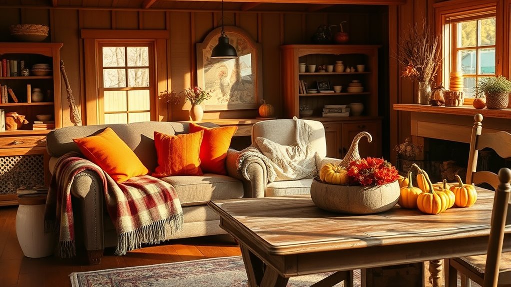 rearranged furniture enhances ambiance
