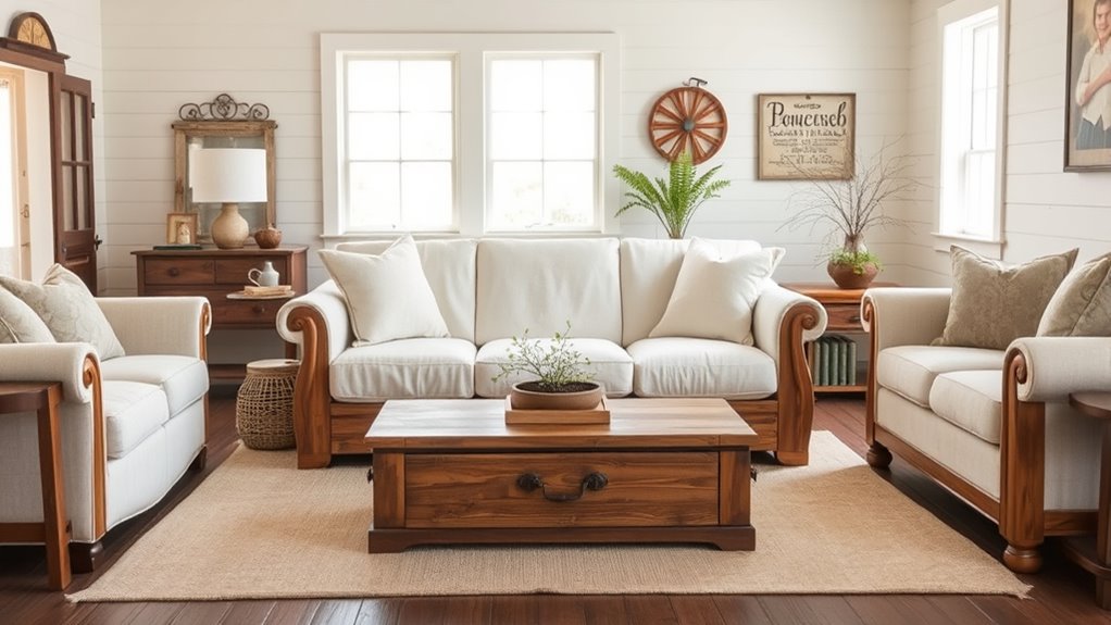 reclaimed wood linen comfort