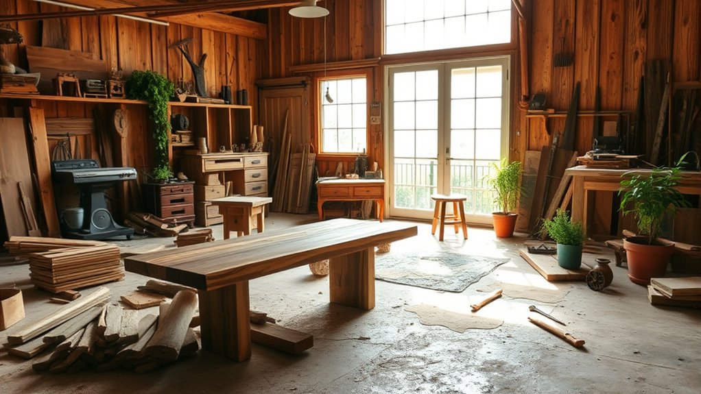recycled wood reduces waste